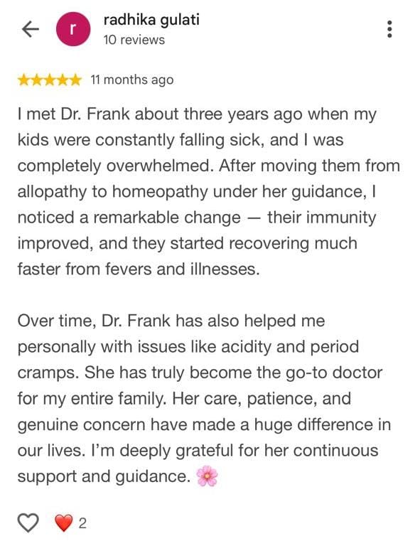 Patient review 6
